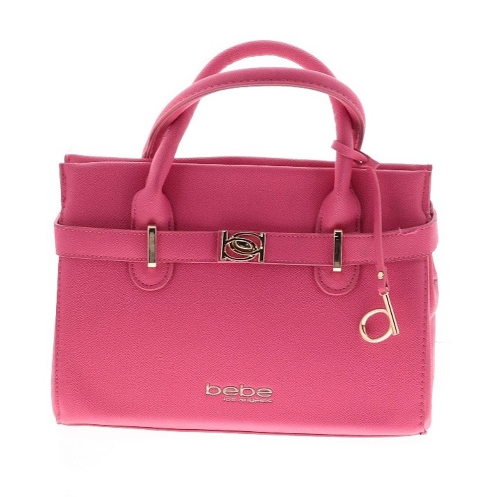 NWOT BEBE Orchid Evie Satchel Bag With Shoulder Strap